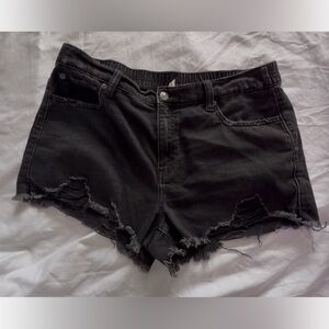 Aerie Distressed Denim Shorts